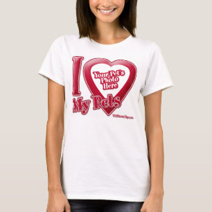Ich liebe meine Haustiere - Foto T-Shirt