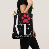 Ich Liebe meine Havanese! Süßes Geschenk für Hunde Tasche (Von Nahem)