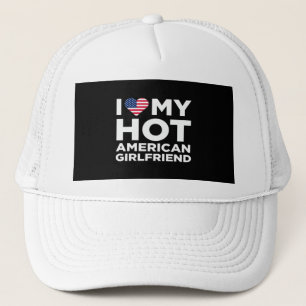 Ich liebe meine heiße amerikanische Freundin Truckerkappe