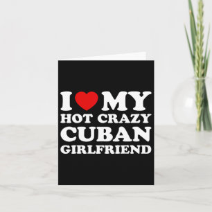 Ich Liebe meine heiße Crazy Cubyn Girlfriend Valen Karte