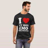 Ich Liebe meine heiße Emo Freundin ich höre meine T-Shirt (Vorne ganz)