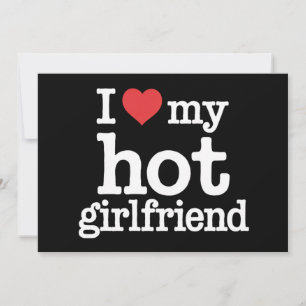 Ich Liebe meine heiße Freundin Valentine's Day GF Einladung