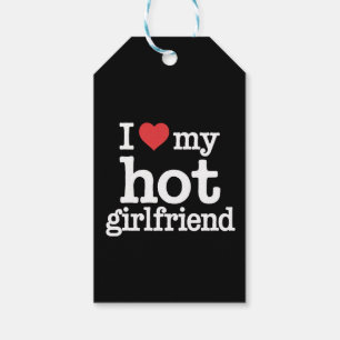 Ich liebe meine heiße Freundin Valentinstag Freund Geschenkanhänger
