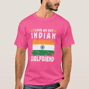 Ich Liebe meine heiße indische Freundin Couple Ind T-Shirt