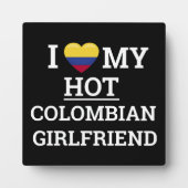 Ich Liebe meine heiße kolumbianische Freundin Funn Fotoplatte (Vorderseite)