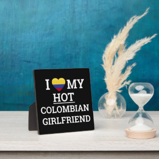 Ich Liebe meine heiße kolumbianische Freundin Funn Fotoplatte