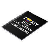 Ich Liebe meine heiße kolumbianische Freundin Funn Notizblock (Linke Seite)