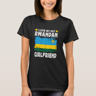 Ich Liebe meine heiße ruandische Freundin Couple R T-Shirt
