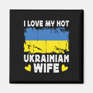 Ich liebe meine heiße ukrainische Ehefrau Ehepartn Magnet