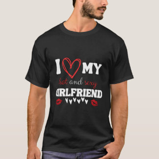Ich Liebe meine heiße und Freund Crazy Friend T-Shirt