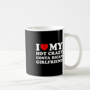 Ich liebe meine heiße verrückte costa-ricanische F Kaffeetasse