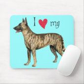 Ich Liebe meine Holländische Schäferin Mousepad (Mit Mouse)