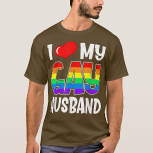 Ich Liebe meine Homosband LGBT Gay Pride Monatsfam T-Shirt