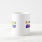Ich Liebe meine Homosexuelle-Tochter Kaffeetasse (Mittel)