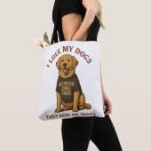 Ich liebe meine Hunde Tasche (Von Nahem)