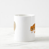 Ich Liebe meine Ingwerkatze Kaffeetasse (Mittel)