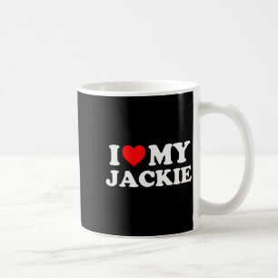Ich liebe meine Jackie Kaffeetasse