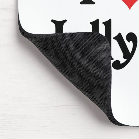 Ich Liebe meine Jelly Bean Mousepad (Ecke)