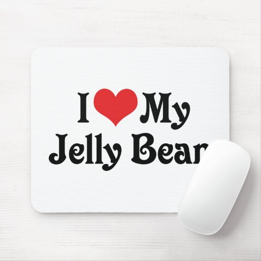 Ich Liebe meine Jelly Bean Mousepad (Mit Mouse)