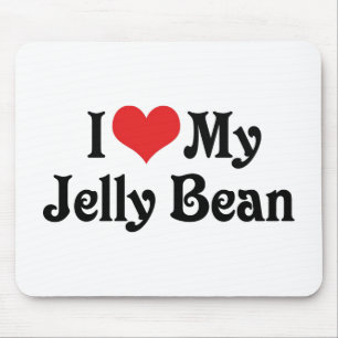 Ich Liebe meine Jelly Bean Mousepad
