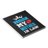 Ich Liebe meine Jurastmutter Notizblock (angewinkelt)