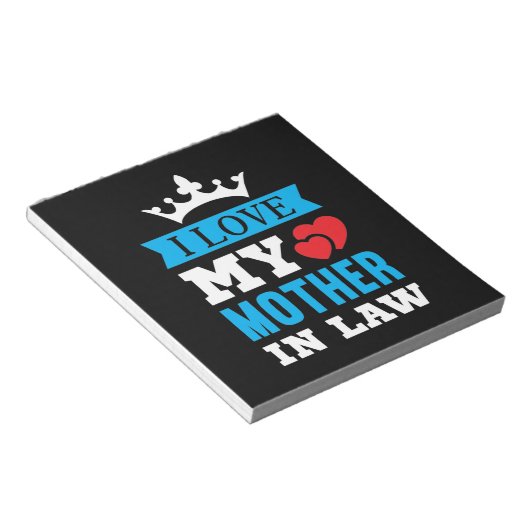 Ich Liebe meine Jurastmutter Notizblock (angewinkelt)