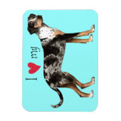 Ich Liebe meine Katahoula Magnet (Vertikal)