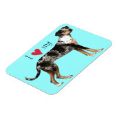 Ich Liebe meine Katahoula Magnet (Linke Seite)