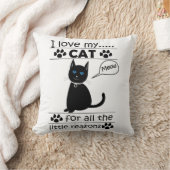 Ich Liebe meine Katze Animal Kitty Kissen (Decke)