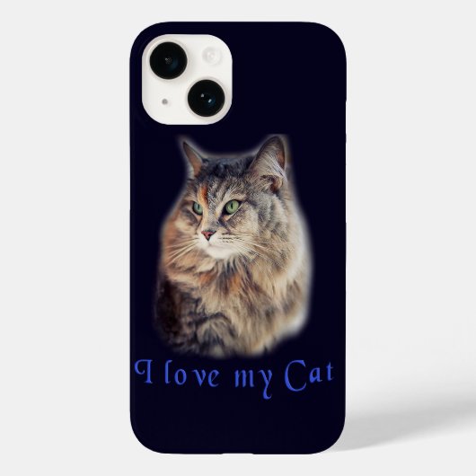 Ich Liebe meine Katze Case-Mate iPhone Hülle (Rückseite)