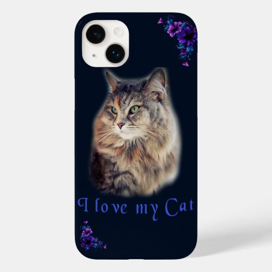 Ich Liebe meine Katze Case-Mate iPhone Hülle (Rückseite)