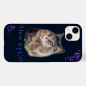 Ich Liebe meine Katze Case-Mate iPhone Hülle (Rückseite (Horizontal))