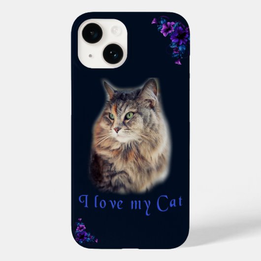 Ich Liebe meine Katze Case-Mate iPhone Hülle (Rückseite)