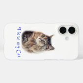 Ich Liebe meine Katze Case-Mate iPhone Hülle (Rückseite (Horizontal))