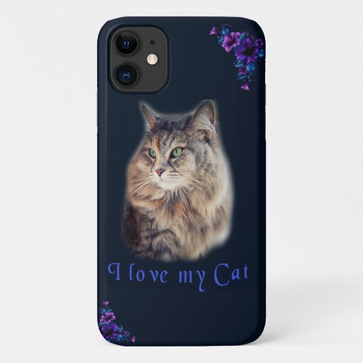 Ich Liebe meine Katze Case-Mate iPhone Hülle (Rückseite)