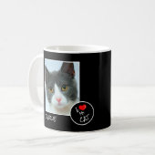 Ich Liebe meine Katze, Custom Foto - Heimtiere lie Kaffeetasse (Vorderseite Links)