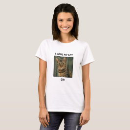 Ich liebe meine Katze Custom T-Shirt