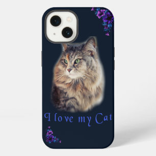 Ich liebe meine Katze iPhone 13 Hülle