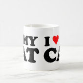 Ich Liebe meine Katze Kaffeetasse (Mittel)