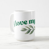 Ich Liebe meine Katze Kaffeetasse (Vorderseite Links)