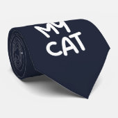 Ich liebe meine Katze Krawatte (Gerollt)