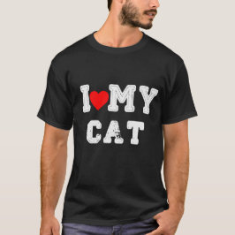 Ich Liebe meine Katze lustig T-Shirt