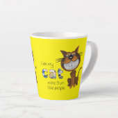 Ich Liebe meine Katze Milchtasse (Rechte Ecke)