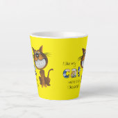 Ich Liebe meine Katze Milchtasse (Vorderseite)