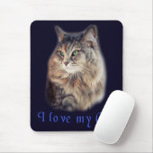 Ich liebe meine Katze Mousepad (Mit Mouse)