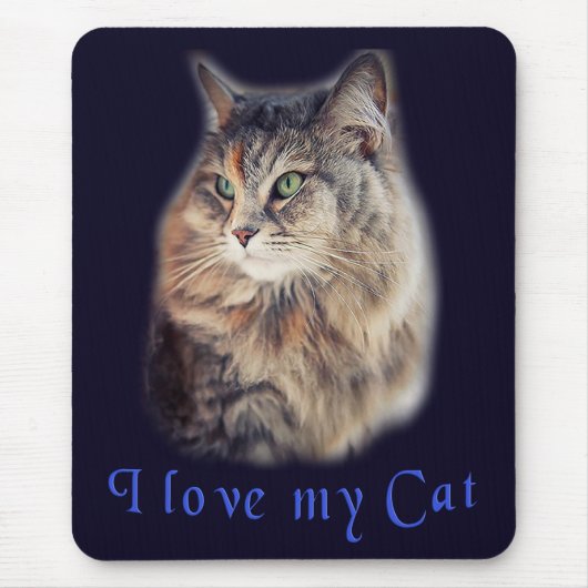Ich liebe meine Katze Mousepad (Vorne)