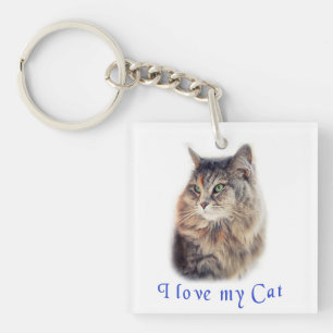 Ich liebe meine Katze Schlüsselanhänger