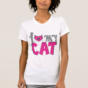 Ich liebe meine Katze – Süßes Katzenliebhaber-Desi T-Shirt