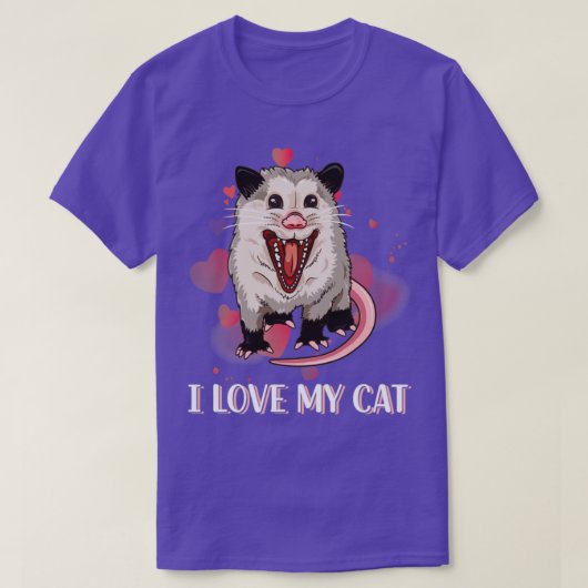 Ich Liebe meine Katze T-Shirt (Design vorne)