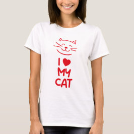 Ich liebe meine Katze T-Shirt